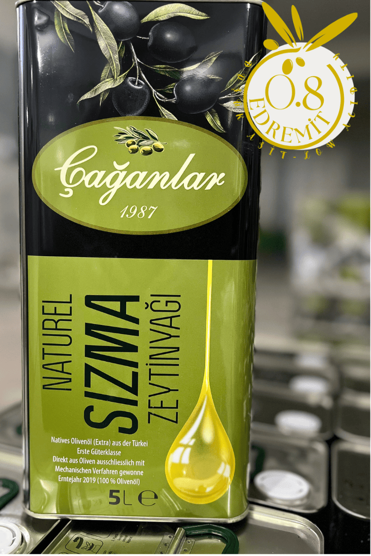 ÇAĞANLAR Natürel Sızma Zeytinyağı 5 LT Teneke