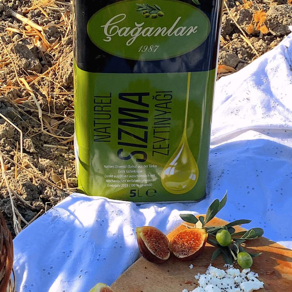 Çağanlar Natürel Erken Hasat Soğuk Sıkım Domat Sızma Zeytinyağı Set 2'li 5 Litre Teneke